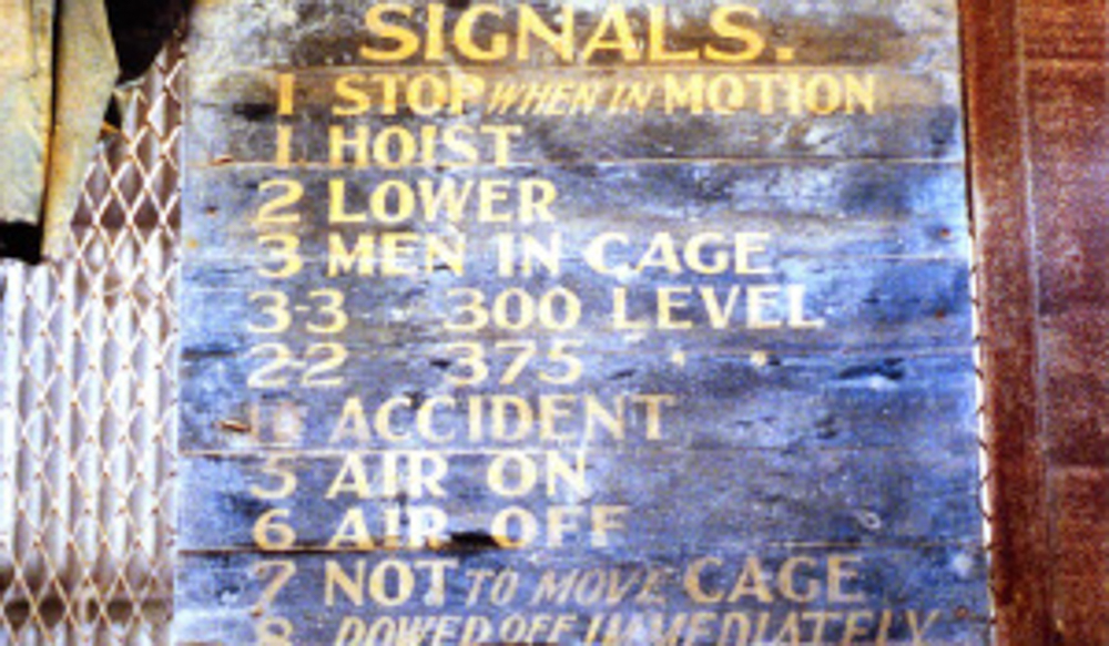 Long Rake Spar mine signals