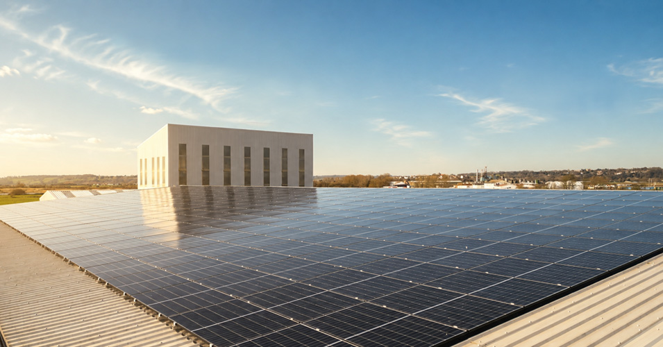 Solar array at Rye